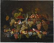 Severin Roesen Still Life with Fruit oil painting